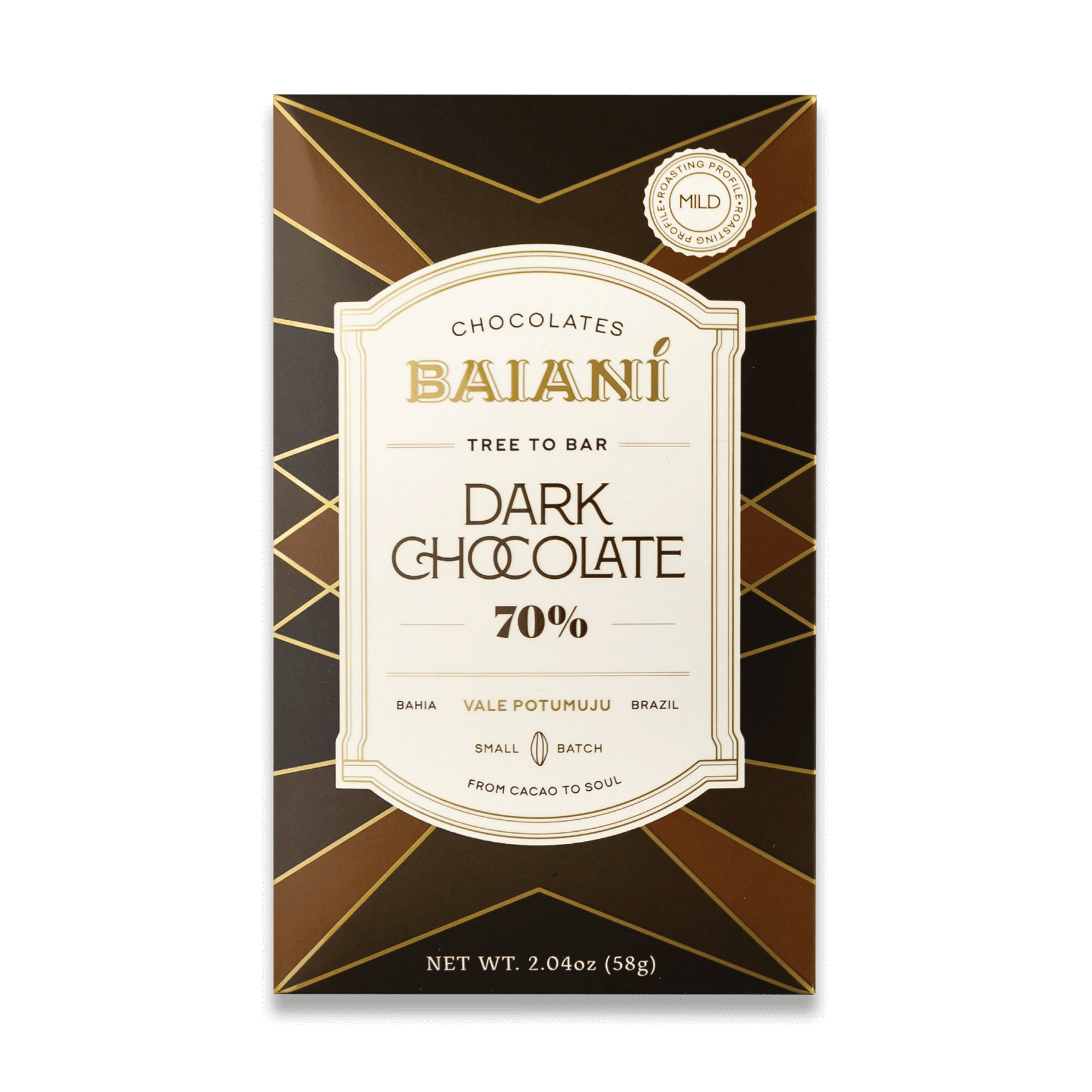 70% Dark Chocolate – Mild Roast