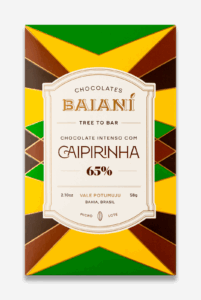 Chocolate em barra 65% Caipirinha