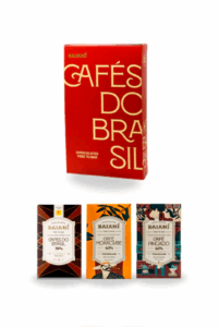 Kit 3 Chocolates em Barra - Cafés do Brasil