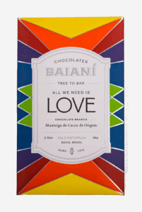 Chocolate em barra Branco All We Need is Love